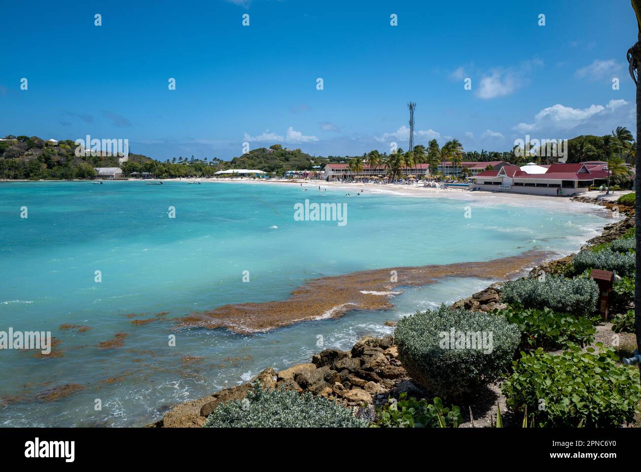 Pineapple Beach Club Long Bay Antigua Stock Photo Alamy