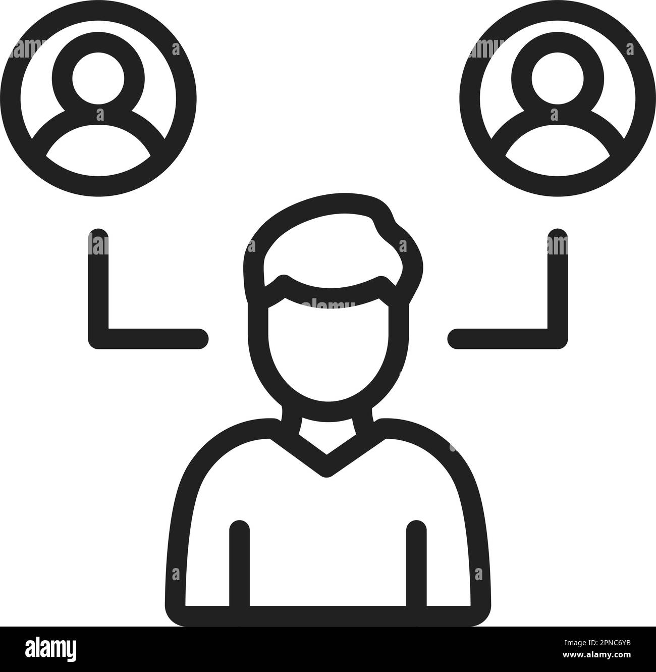 Out Source icon vector image. Suitable for mobile apps, web apps and print media. Stock Vector