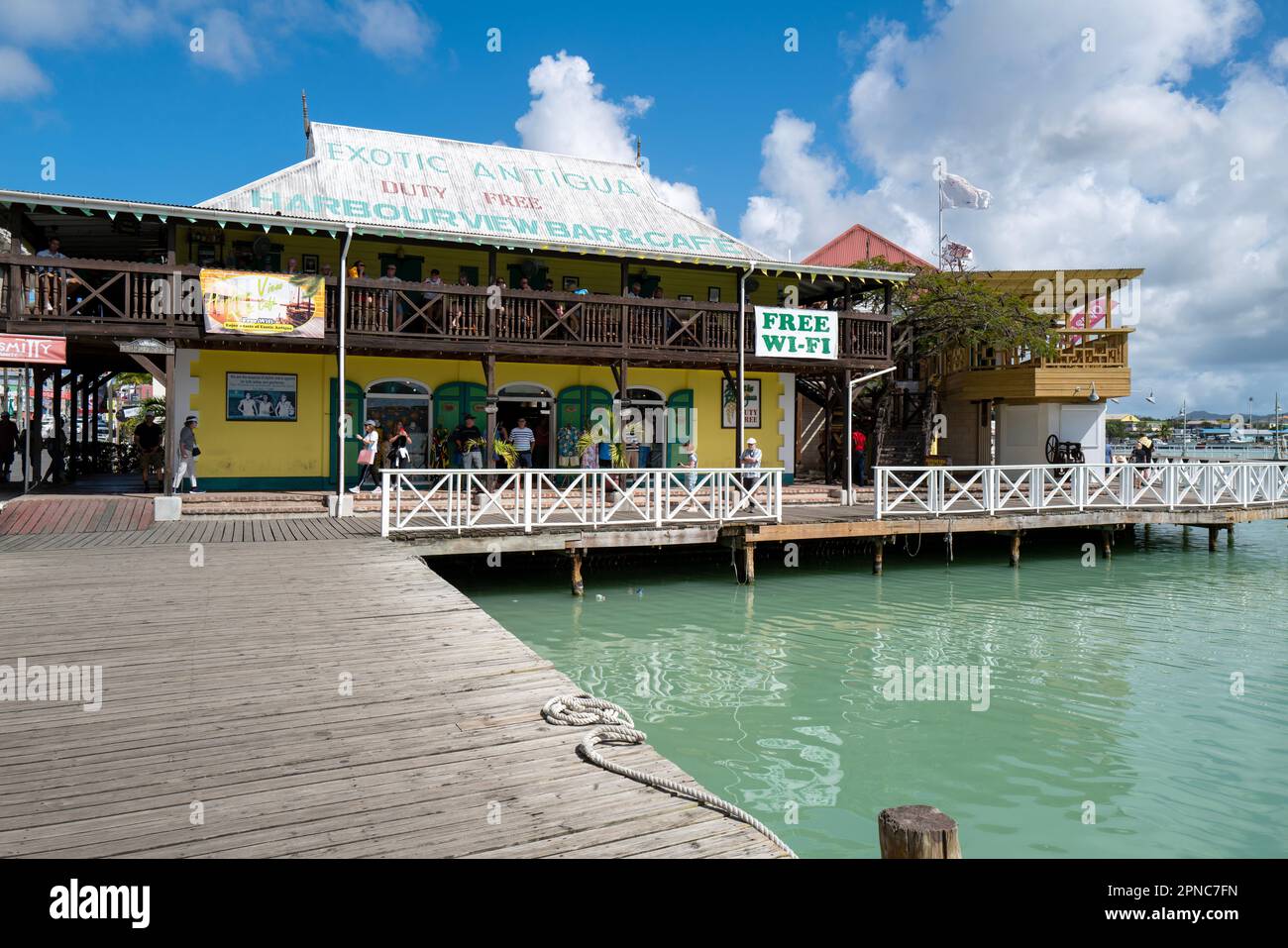 Cruise ship docks in resort hi-res stock photography and images - Alamy