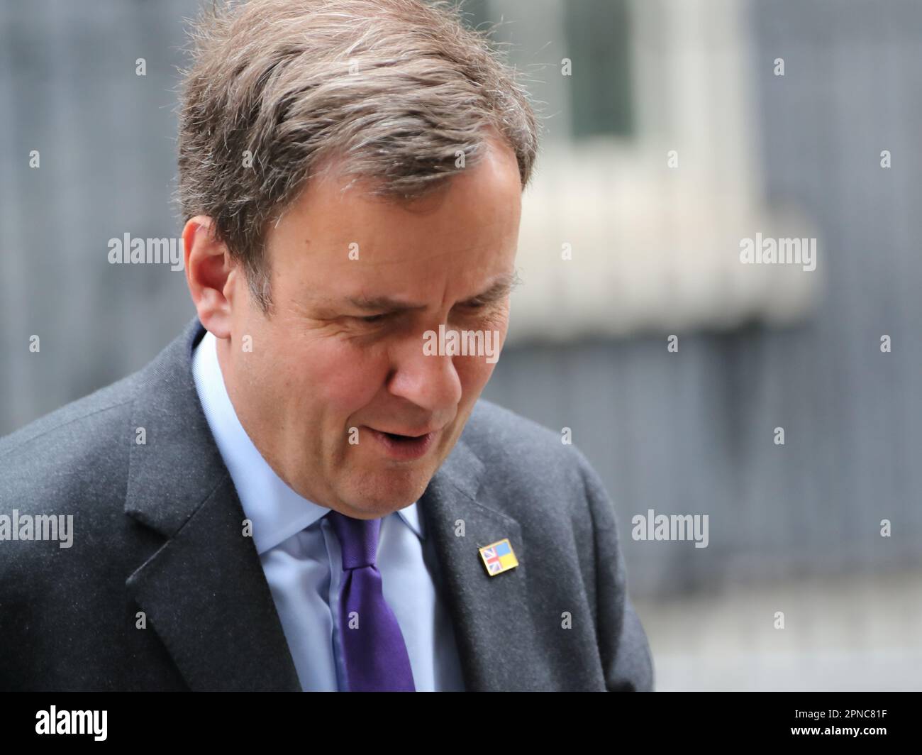 London, UK. 18th Apr, 2023. Greg Hands, Tory Party Chairman, leaves after the Cabinet Meeting Downing Street No 10. Credit: Uwe Deffner/Alamy Live News Stock Photo