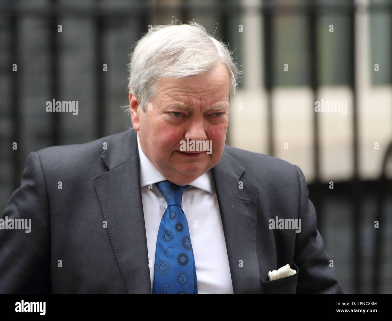 London, UK. 18th Apr, 2023. Lord True, Leader of the House of Lords leaves after the Cabinet Meeting Downing Street No 10. Credit: Uwe Deffner/Alamy Live News Stock Photo