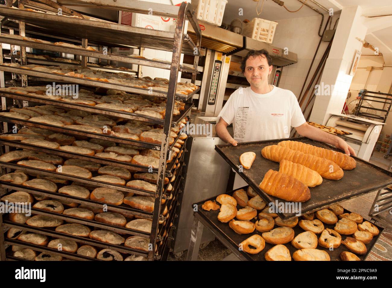 Cassina bakery via Aurelia 91 processing of Nonnna Nina's biscuits
