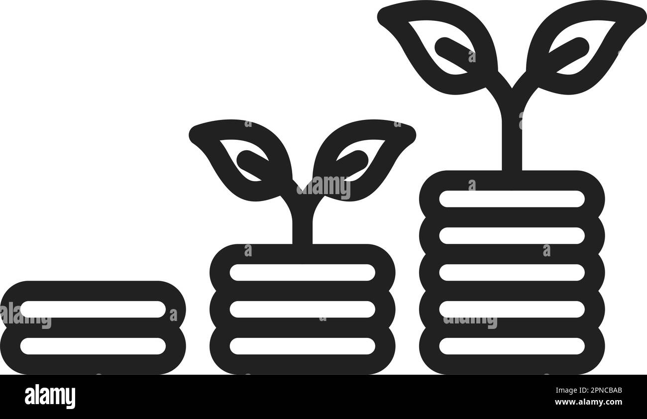 Profitability icon vector image. Suitable for mobile apps, web apps and ...
