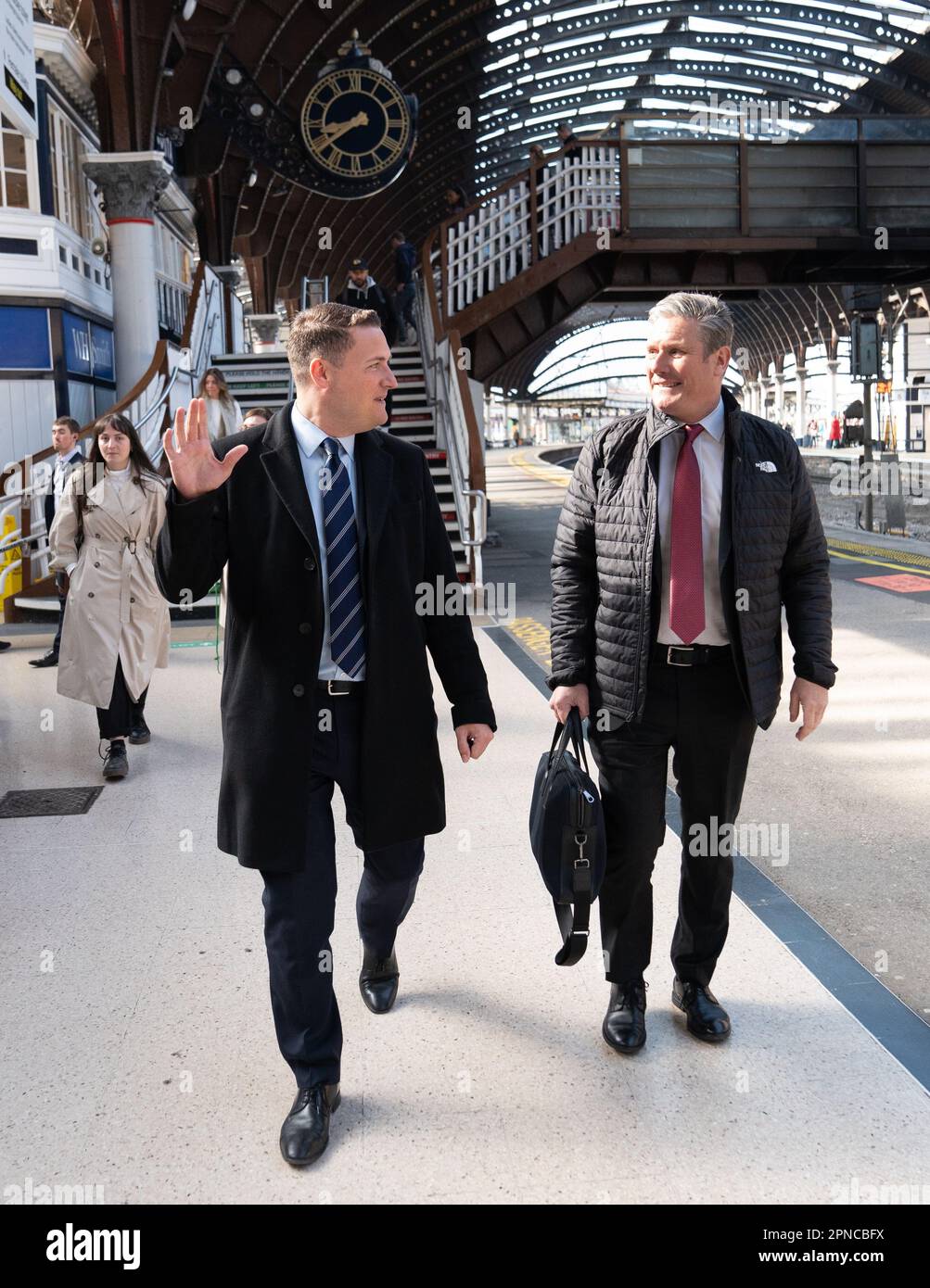 Labour Leader Keir Starmer (right) And Shadow Health Secretary, Wes ...