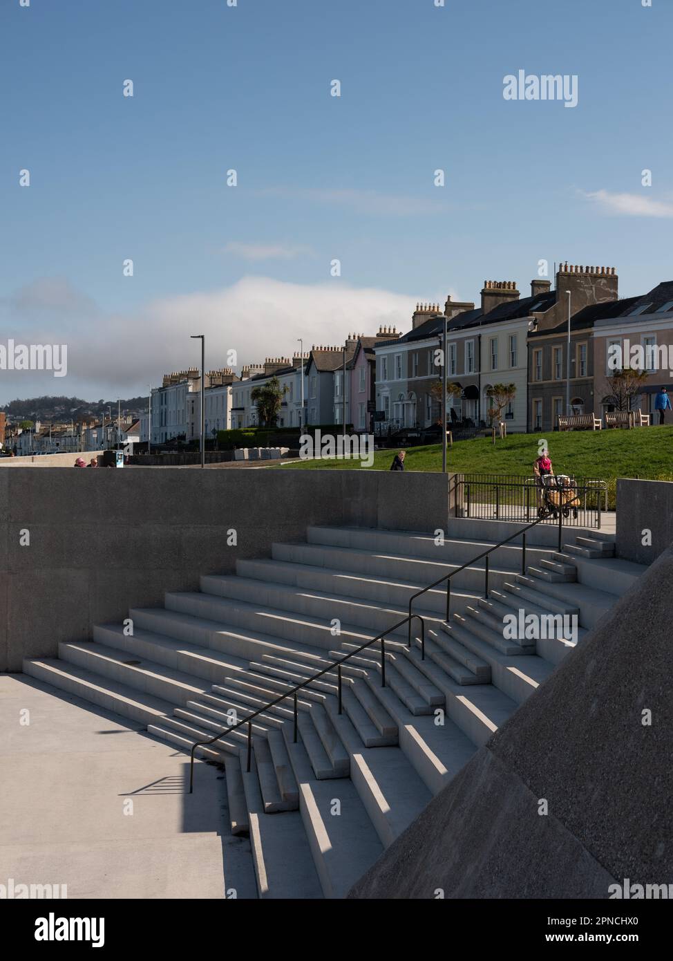 Roger Casement Statue Installed at Dún Laoghaire Baths Stock Photo