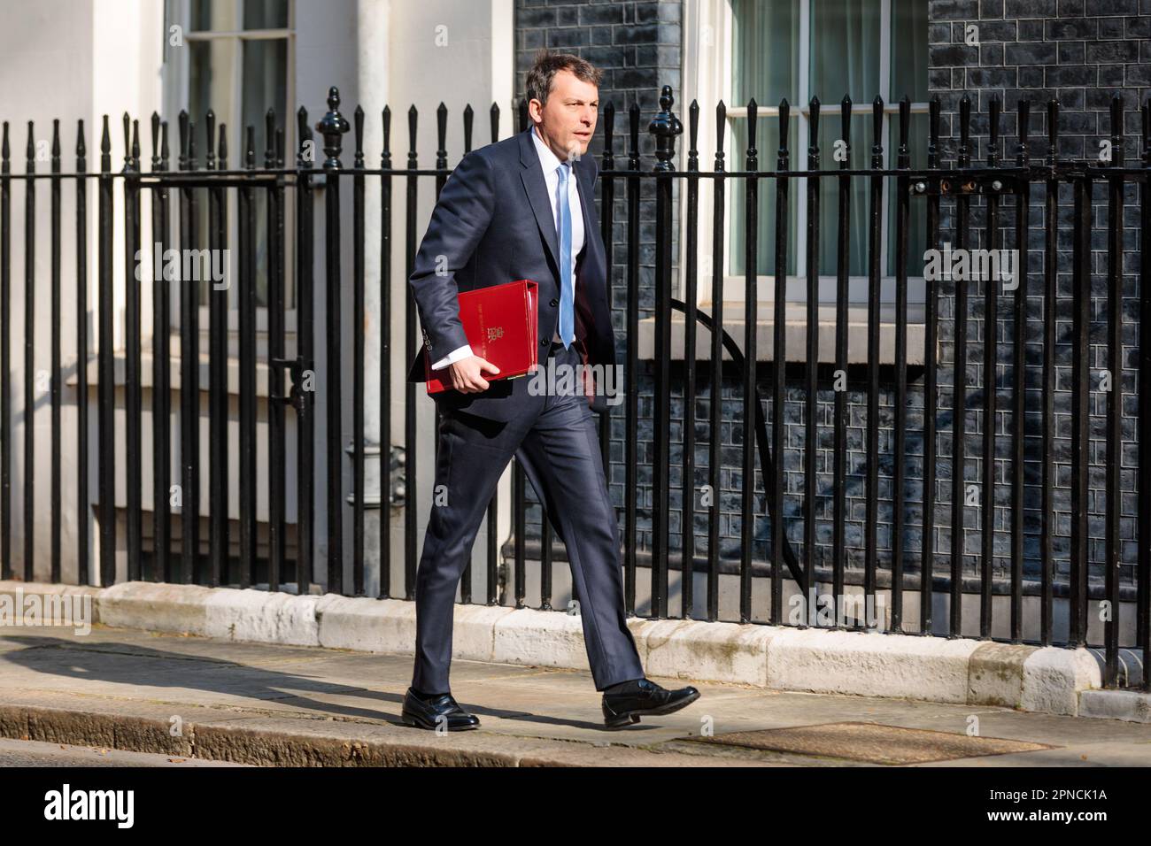 Downing Street, London, UK. 18th April 2023.  John Glen MP, Chief Secretary to the Treasury, attends the weekly Cabinet Meeting at 10 Downing Street. Photo by Amanda Rose/Alamy Live News Stock Photo