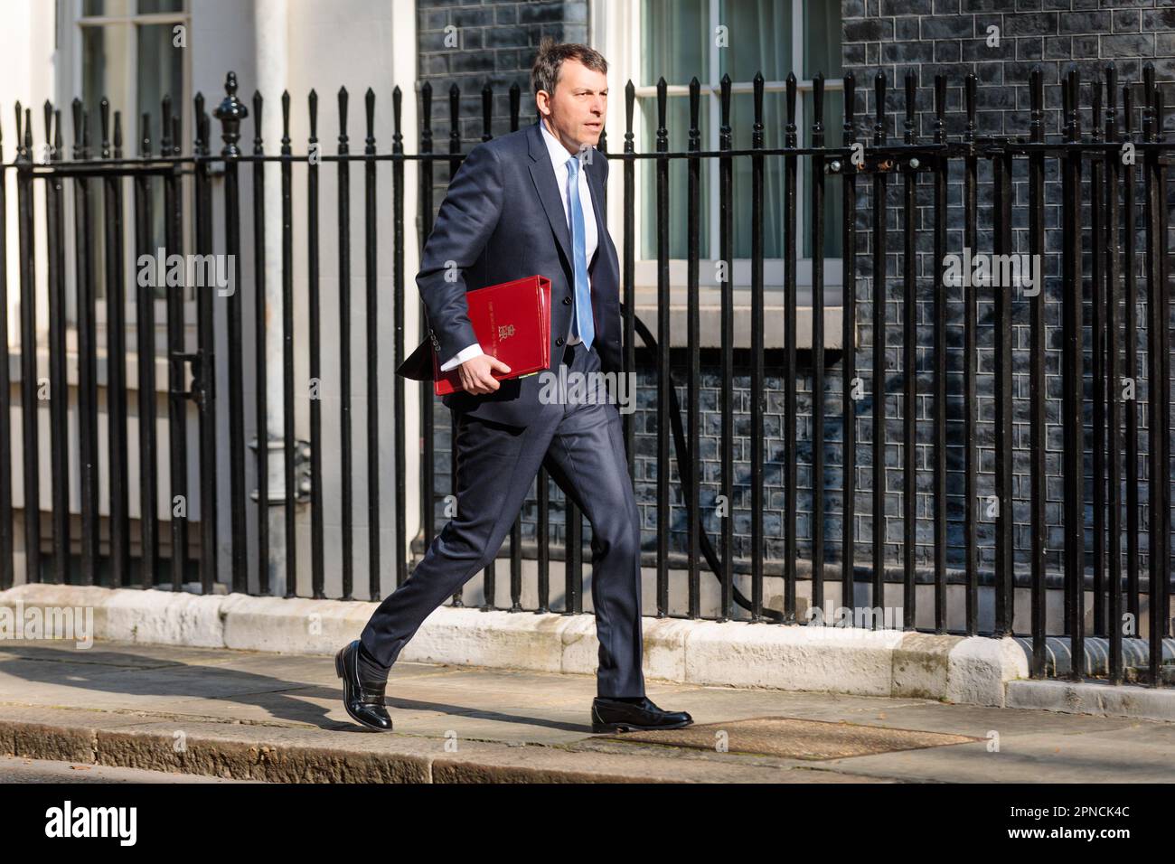 Downing Street, London, UK. 18th April 2023.  John Glen MP, Chief Secretary to the Treasury, attends the weekly Cabinet Meeting at 10 Downing Street. Photo by Amanda Rose/Alamy Live News Stock Photo
