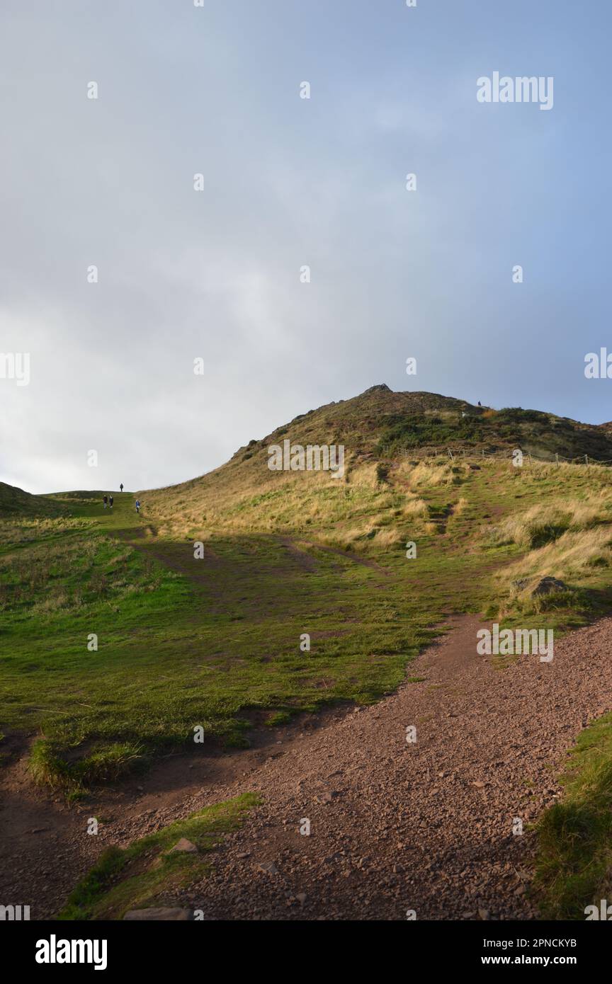 Hiking King Arthur's Seat Stock Photo Alamy