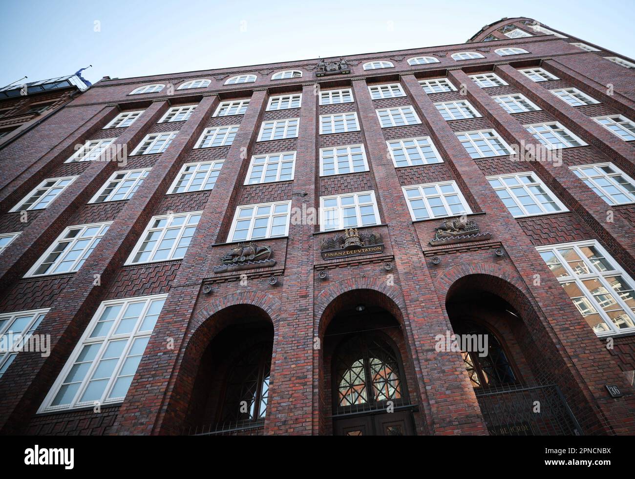 PRODUCTION 17 April 2023, Hamburg Exterior view of the Hamburg