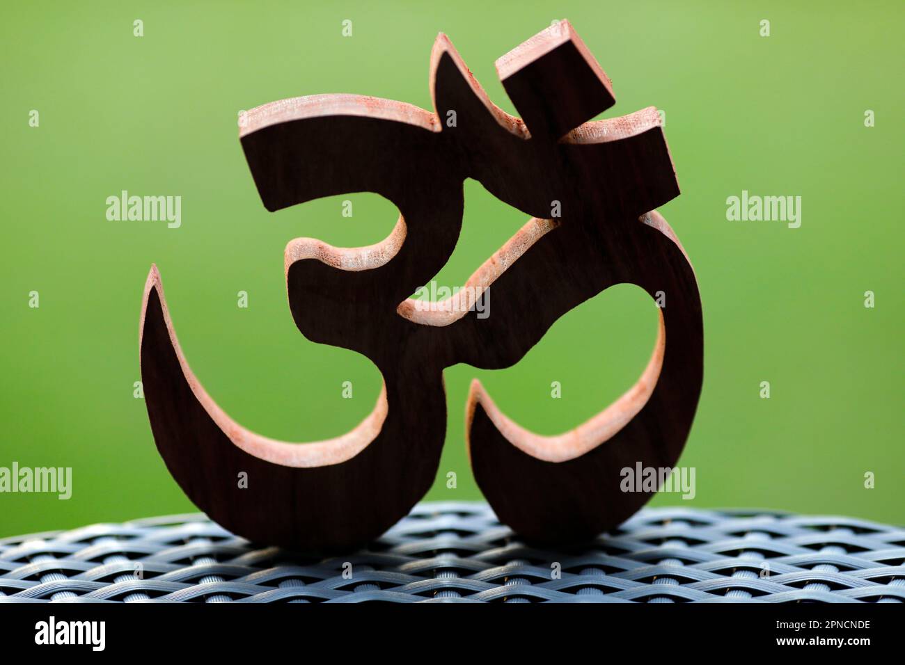 The Om or Aum symbol of Hinduism and Buddhism. Holy symbol Stock Photo -  Alamy