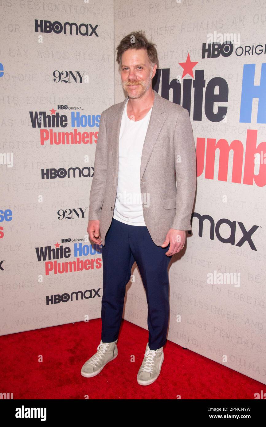 New York, New York, USA. 17th Apr, 2023. (NEW) HBO's &quot;White House Plumbers&quot; New York Premiere. April 17, 2023, New York, New York, USA: Marc Menchaca attends HBO's &quot;White House Plumbers&quot; New York Premiere at 92nd Street Y on April 17, 2023 in New York City. (Credit Image: © M10s/TheNEWS2 via ZUMA Press Wire) EDITORIAL USAGE ONLY! Not for Commercial USAGE! Stock Photo