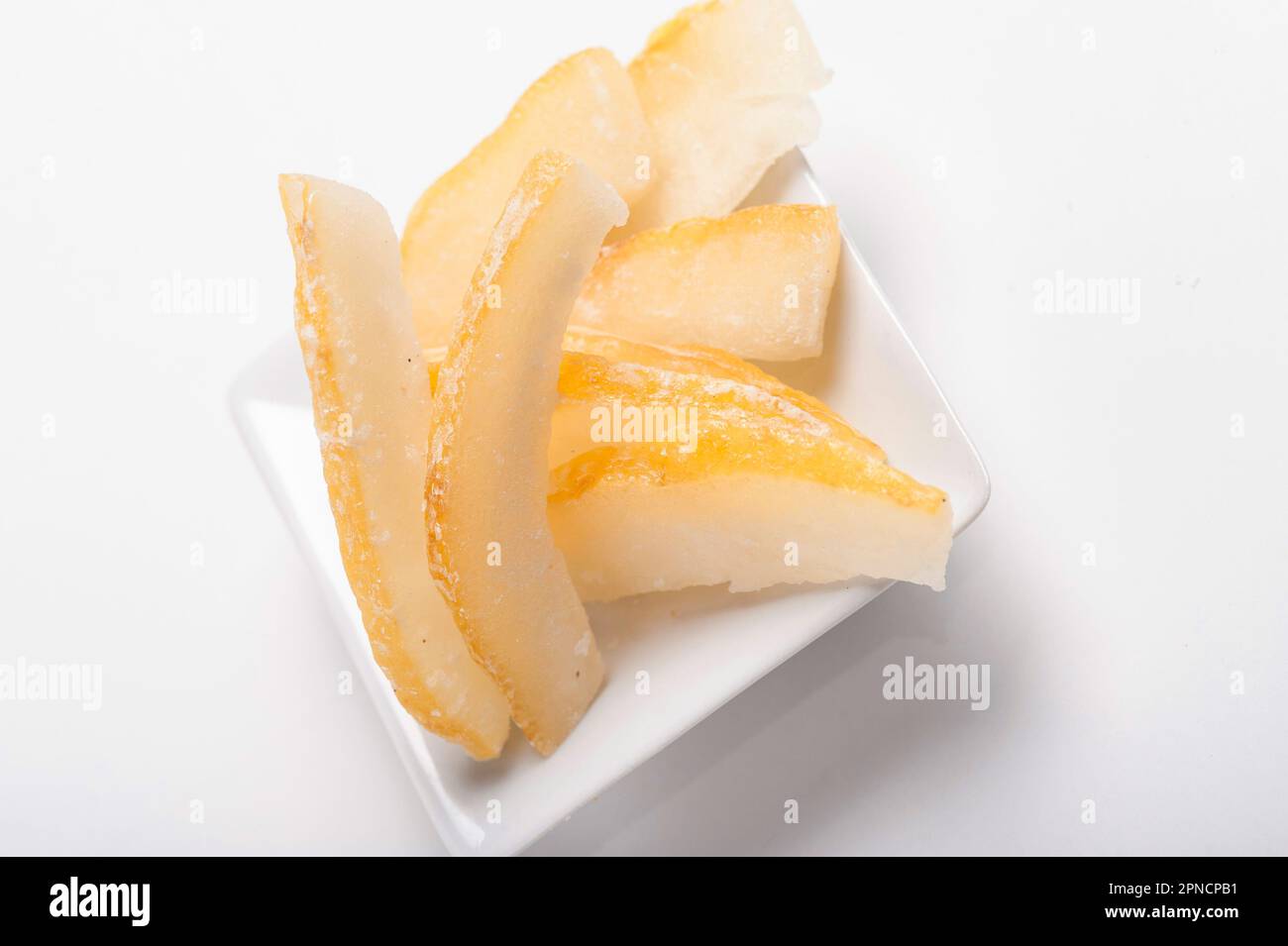cedar peel on a white background Stock Photo Alamy