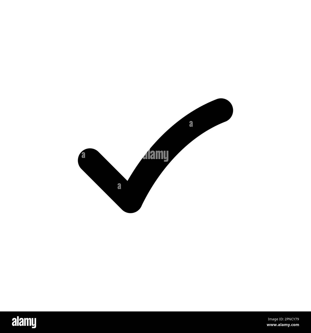 Check mark vector. Check mark icon. Tick mark symbol vector Stock ...