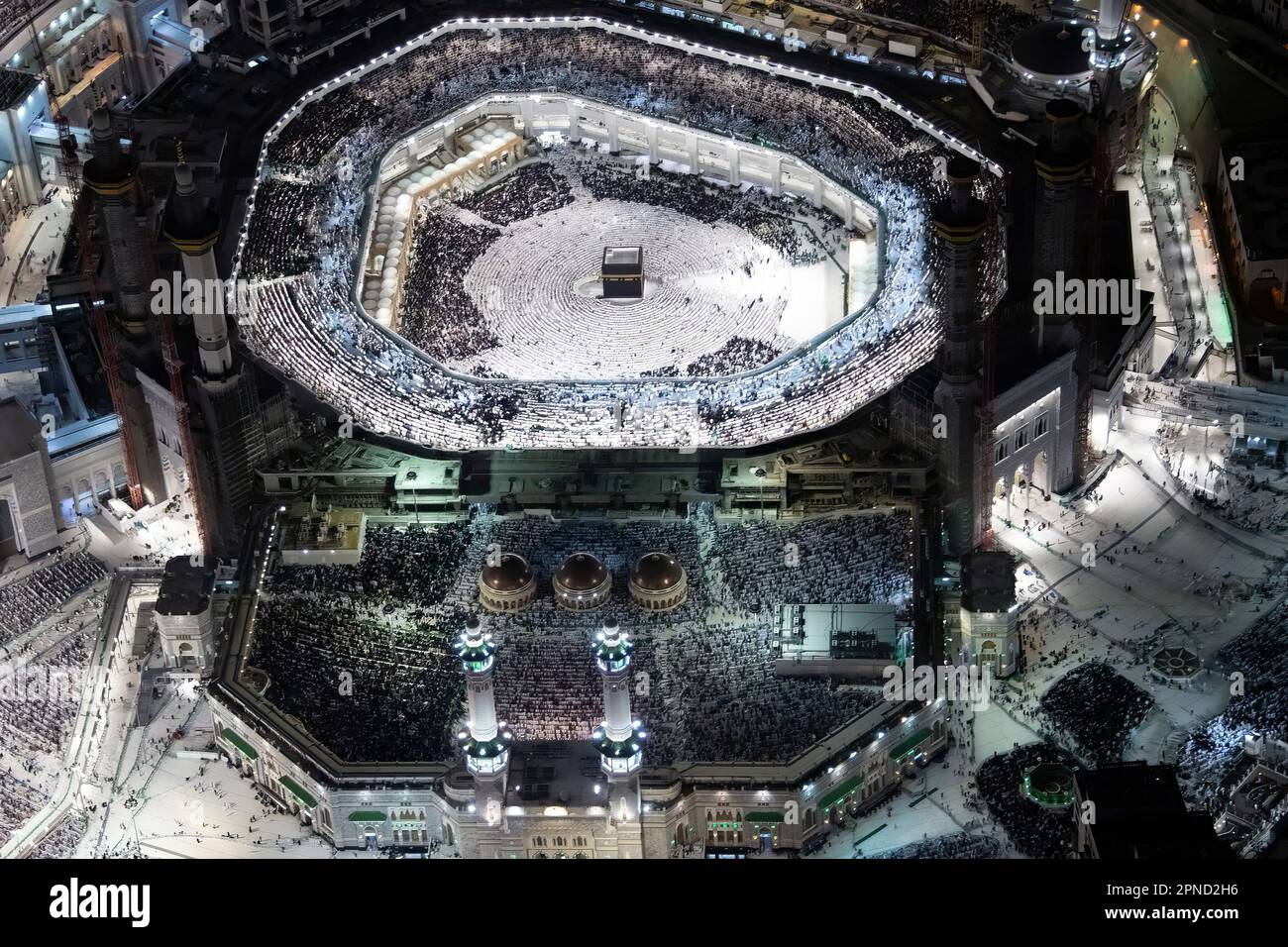 Mecca, Saudi Arabia. 16th Apr, 2023. The Great Mosque of Mecca, Saudi
