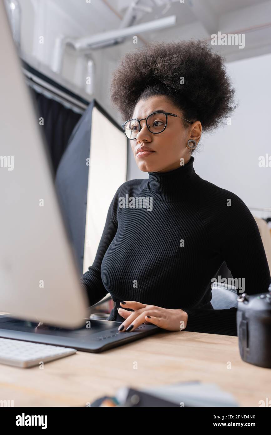 One concentrated young black hi-res stock photography and images - Alamy