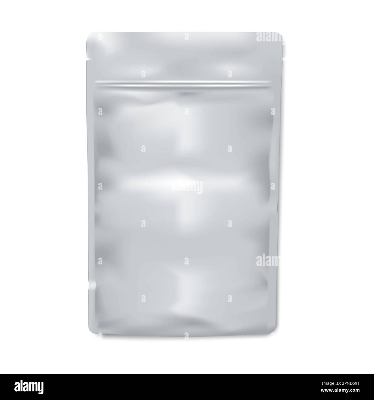 Transparent nylon bag with lock or zip Royalty Free Vector