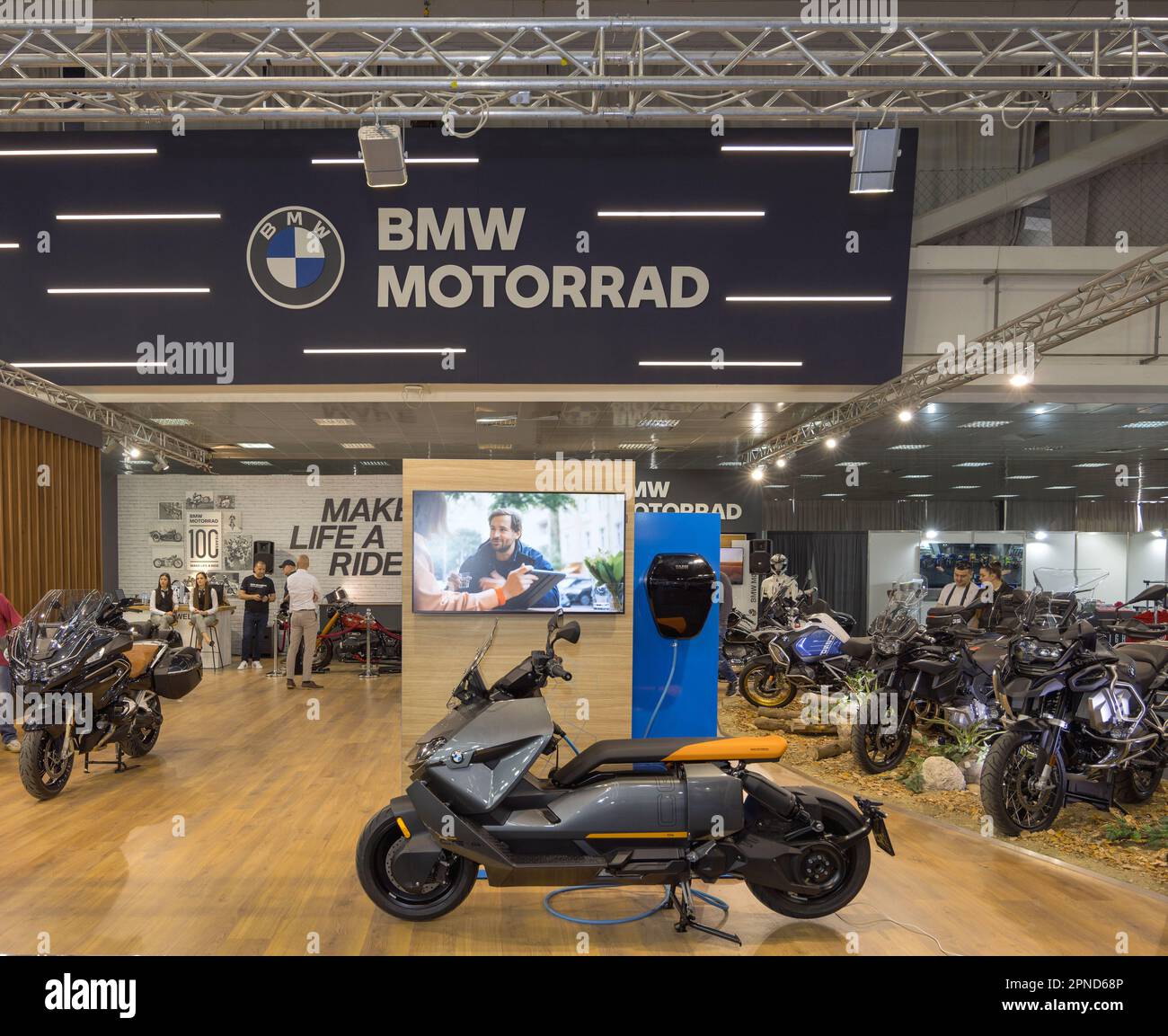 Belgrade, Serbia March 22, 2023 German Motorcycles Bmw Motorrad