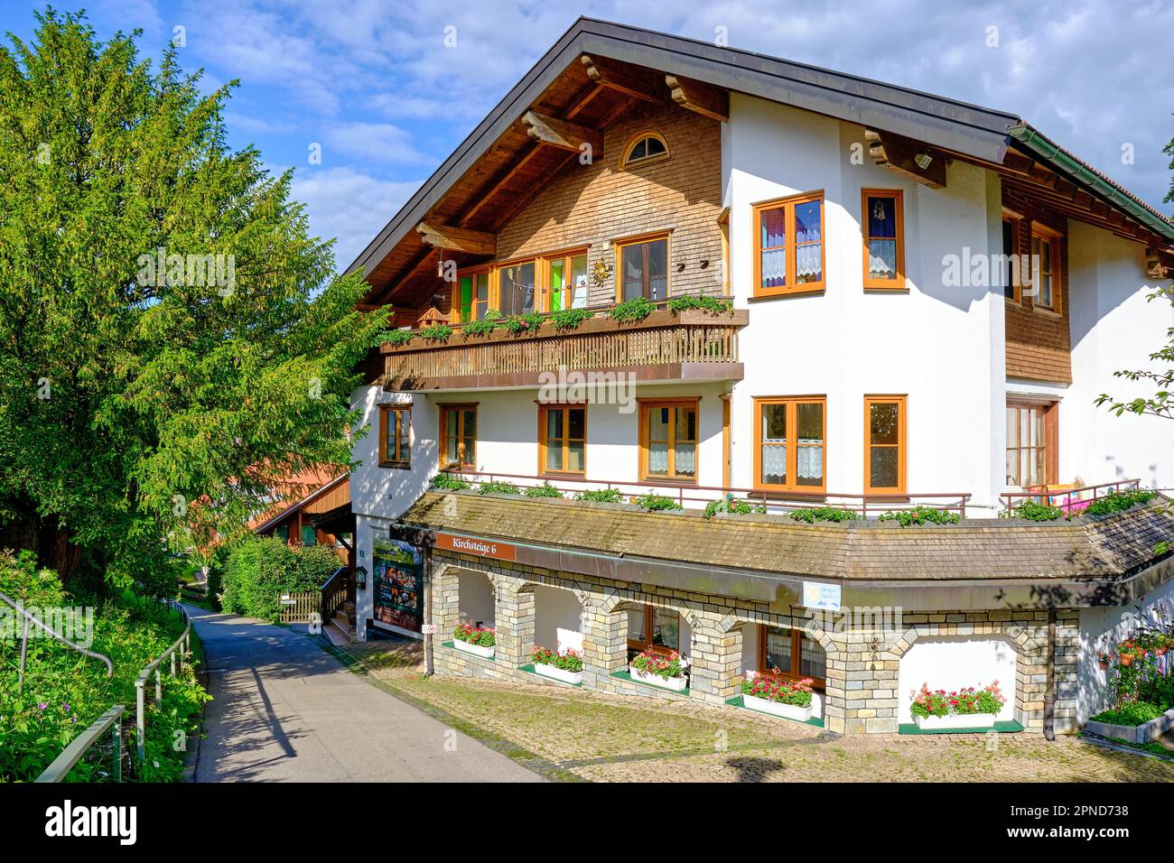 Rural idyll at the Great Alp Lake, Kirchsteige no. 6 house in Bühl am