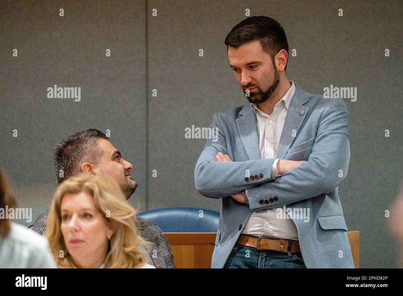 DEN HAAG, NETHERLANDS APRIL 18 Tunahan Kuzu (DENK) Stephan van