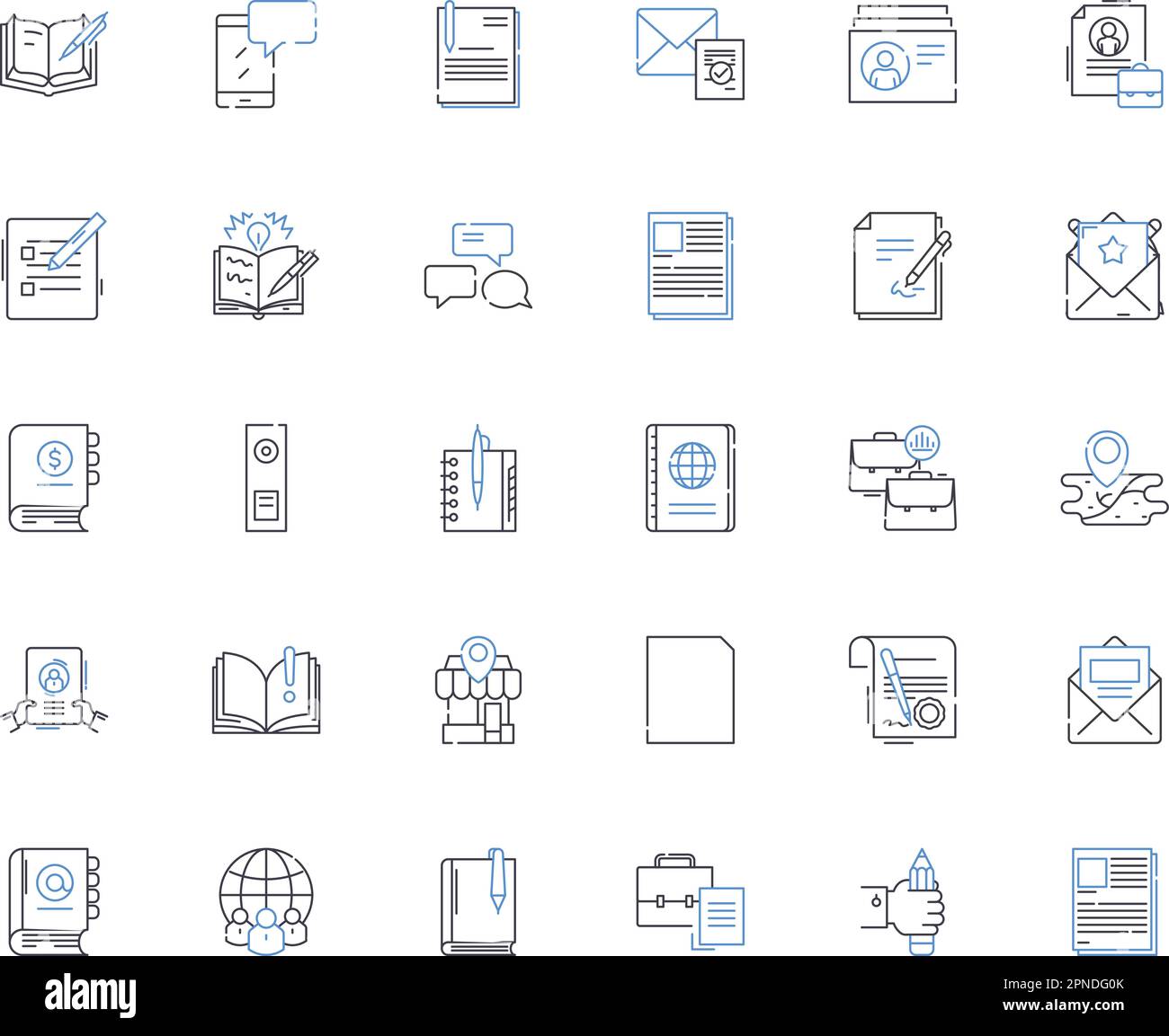 Digital creation line icons collection. Design, Illustration, Graphic, Animation, Rendering, Modeling, Sculpting vector and linear illustration Stock Vector