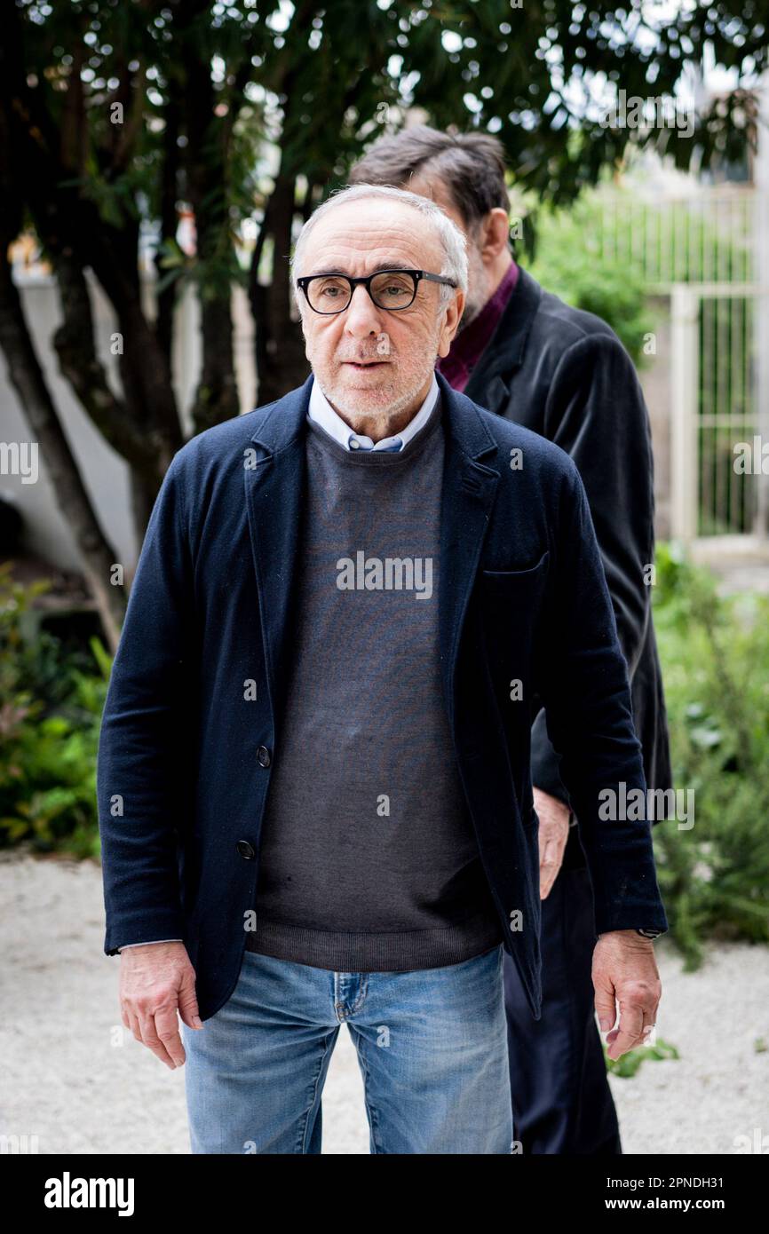 Rome, Italy, 18th April 2023, Silvio Orlando attends the photocall of "Il Sol dell'Avvenire" at Nuovo Sacher (Photo credits: Giovanna Onofri) Stock Photo