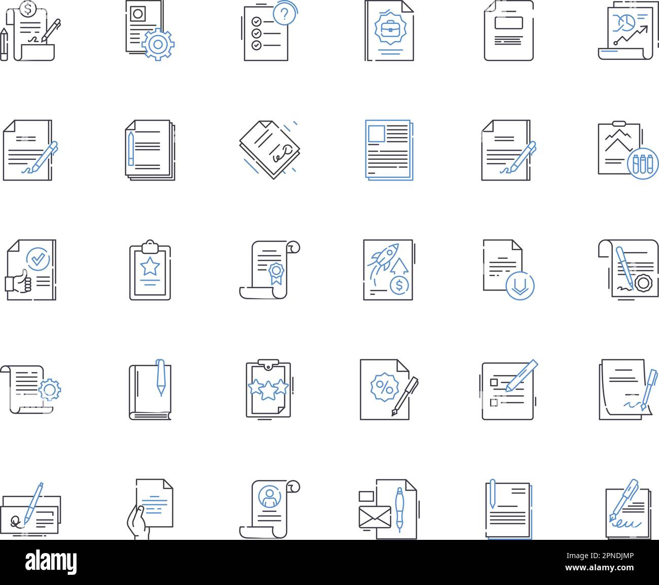 Confirmation line icons collection. Affirmation, Approval, Certainty, Confidence, Conviction, Endorsement, Finality vector and linear illustration Stock Vector