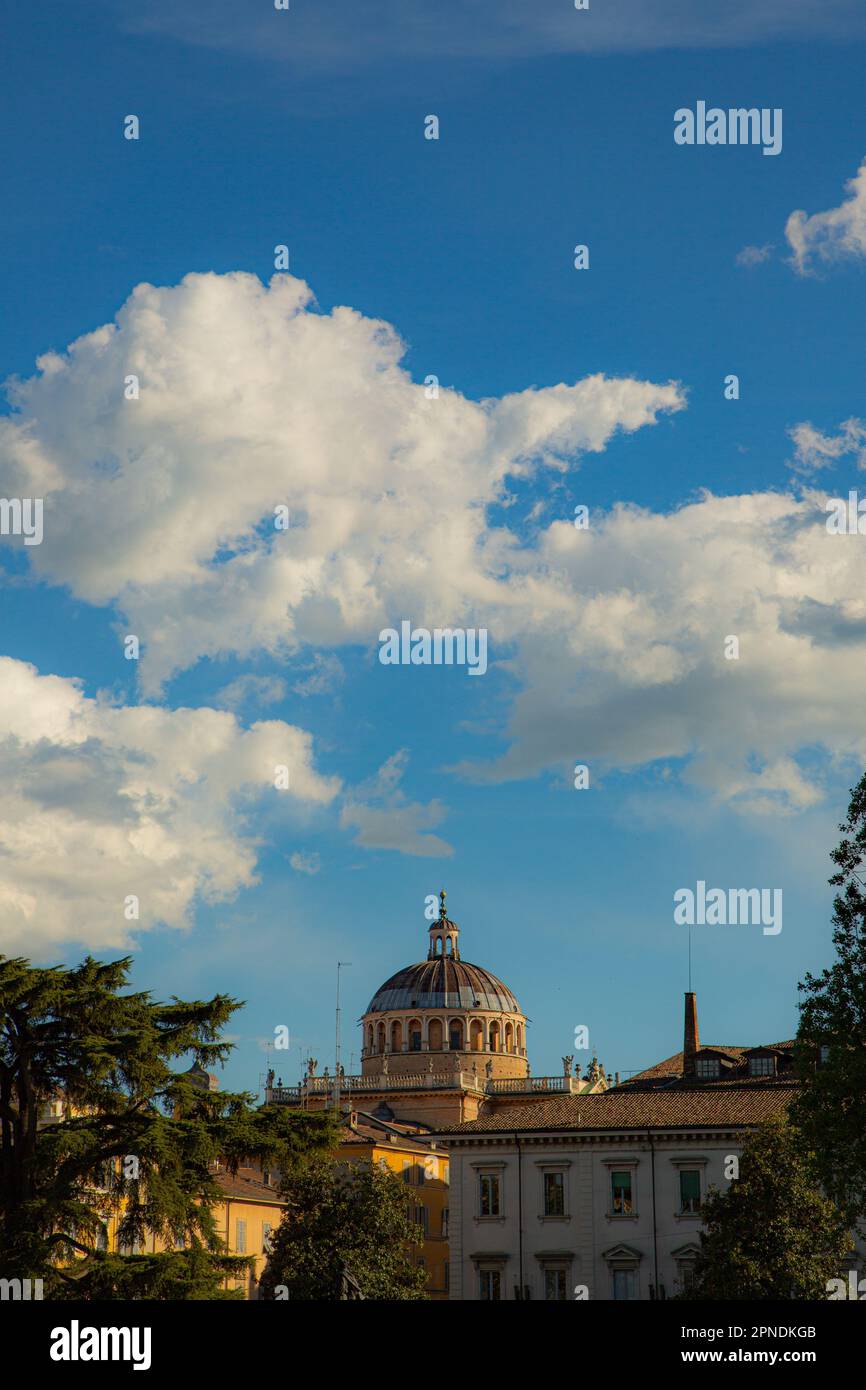 view of the city of Parma Italy Stock Photo