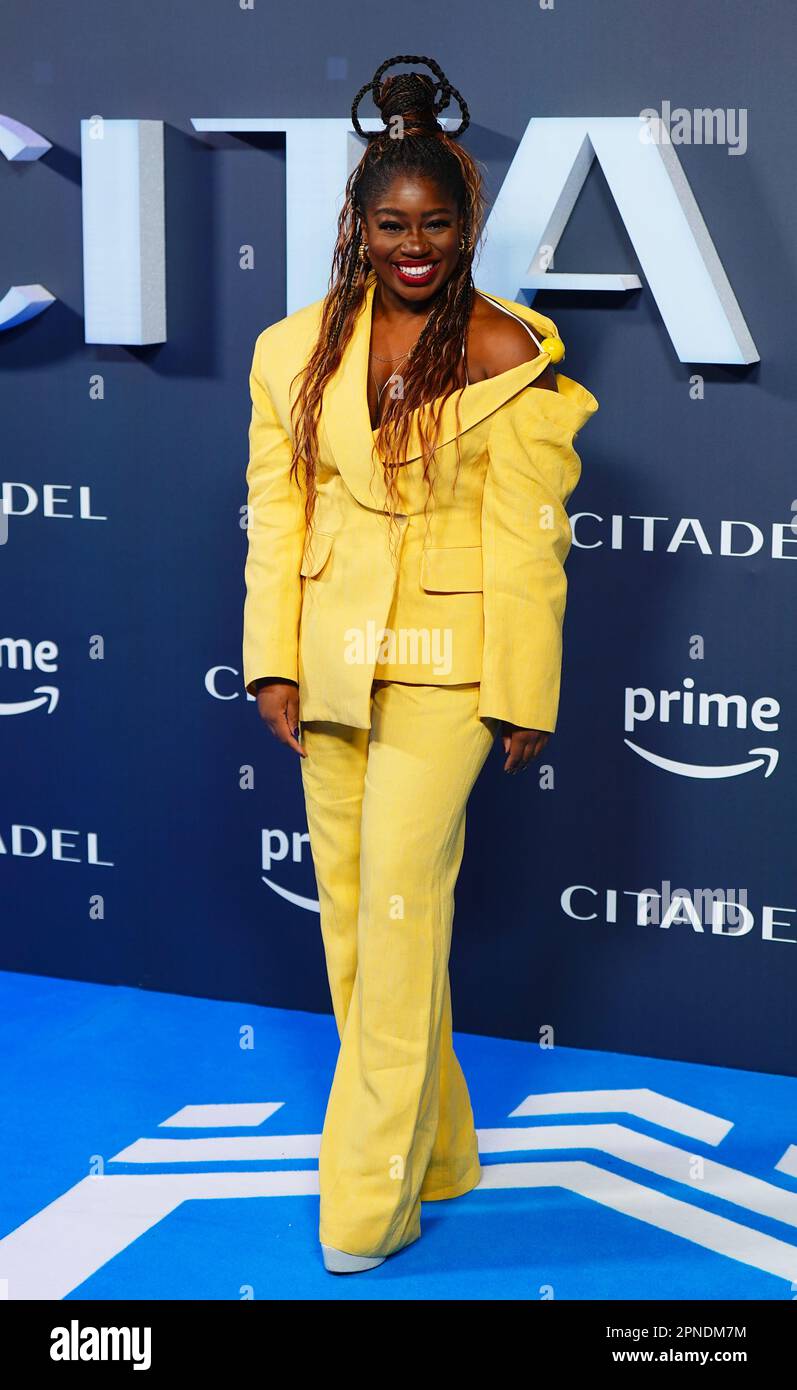 Clara Amfo attends the global premiere of the new Amazon Prime Video