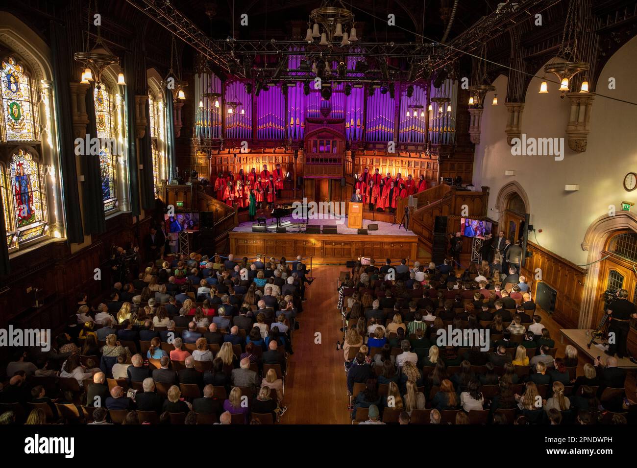 Former US president Bill Clinton gives a speech at a posthumous tribute ...