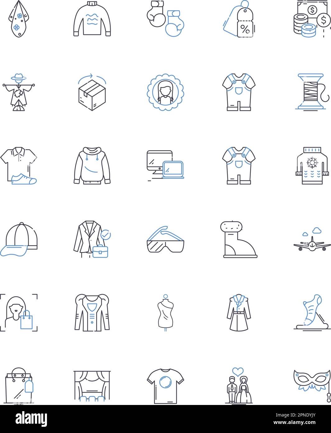 Commercial z line icons collection. Advertising, Marketing, Products