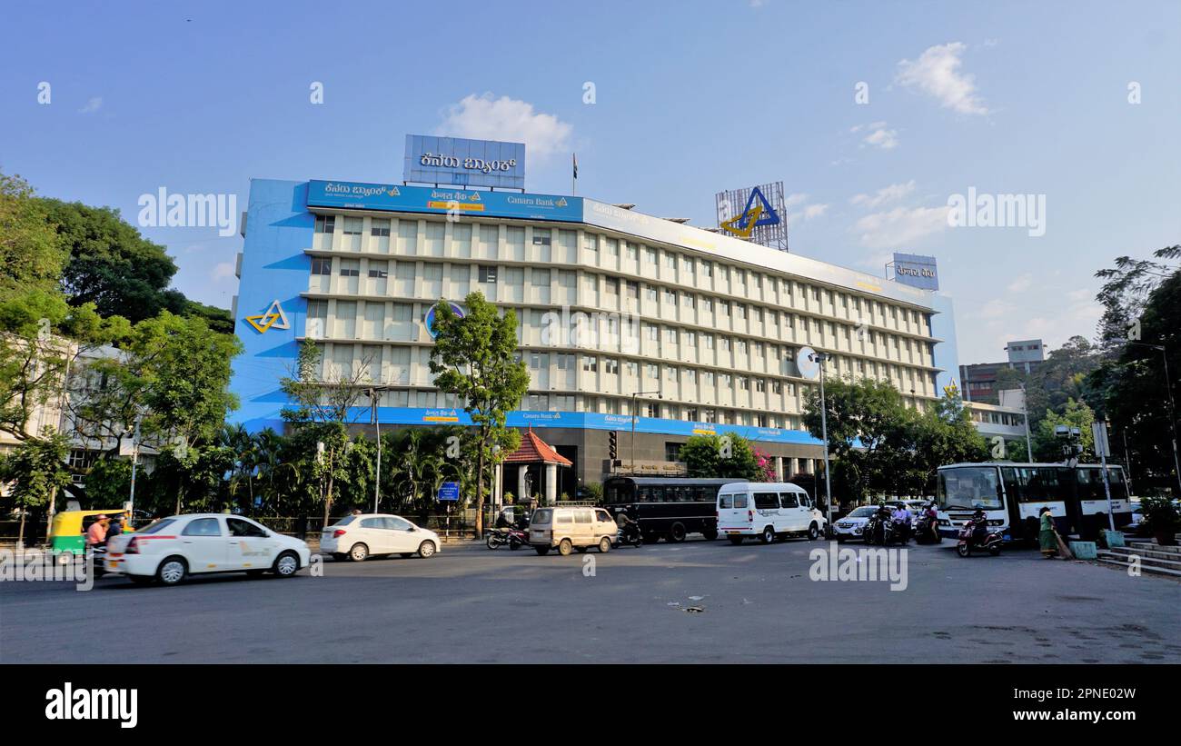 Bangalore,Karnataka,IndiaApril 18 2023 Canara bank head office