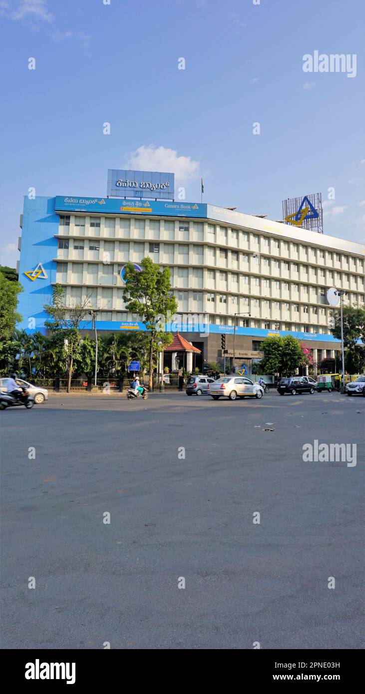 Bangalore,Karnataka,India-April 18 2023: Canara bank head office 