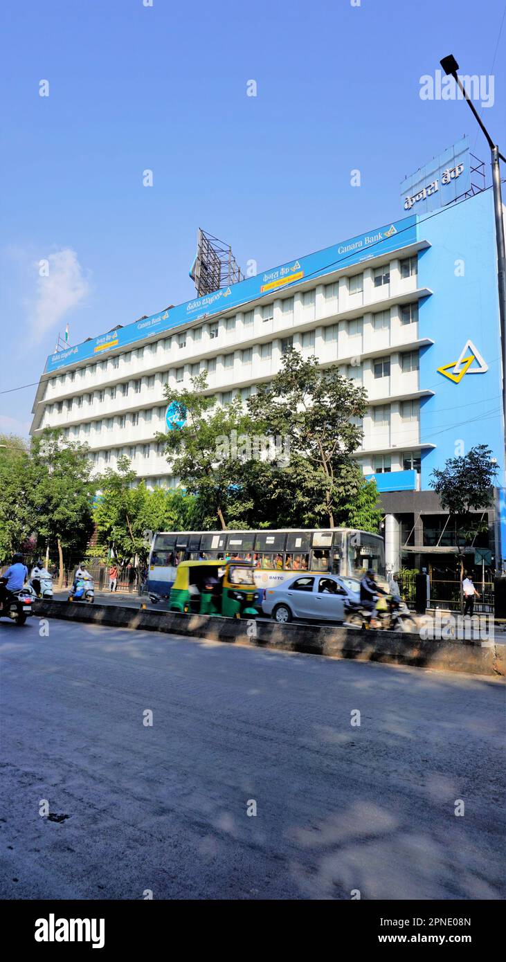 Bangalore,Karnataka,India-April 18 2023: Canara bank head office 