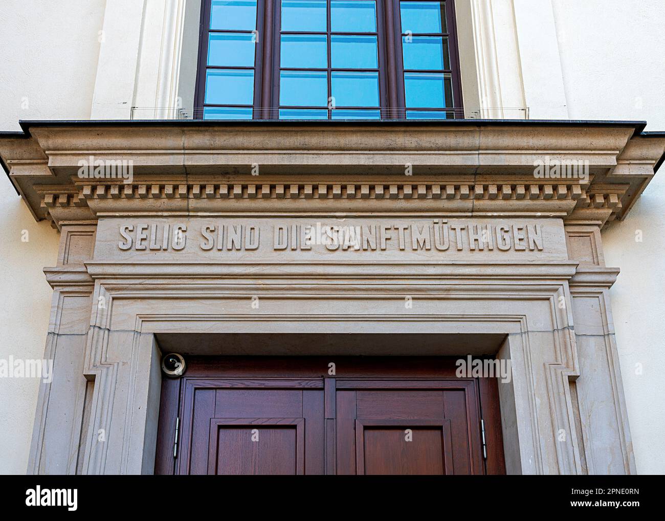 Side Entrances At The German Cathedral, Gendarmenmarkt, Berlin, Germany Stock Photo
