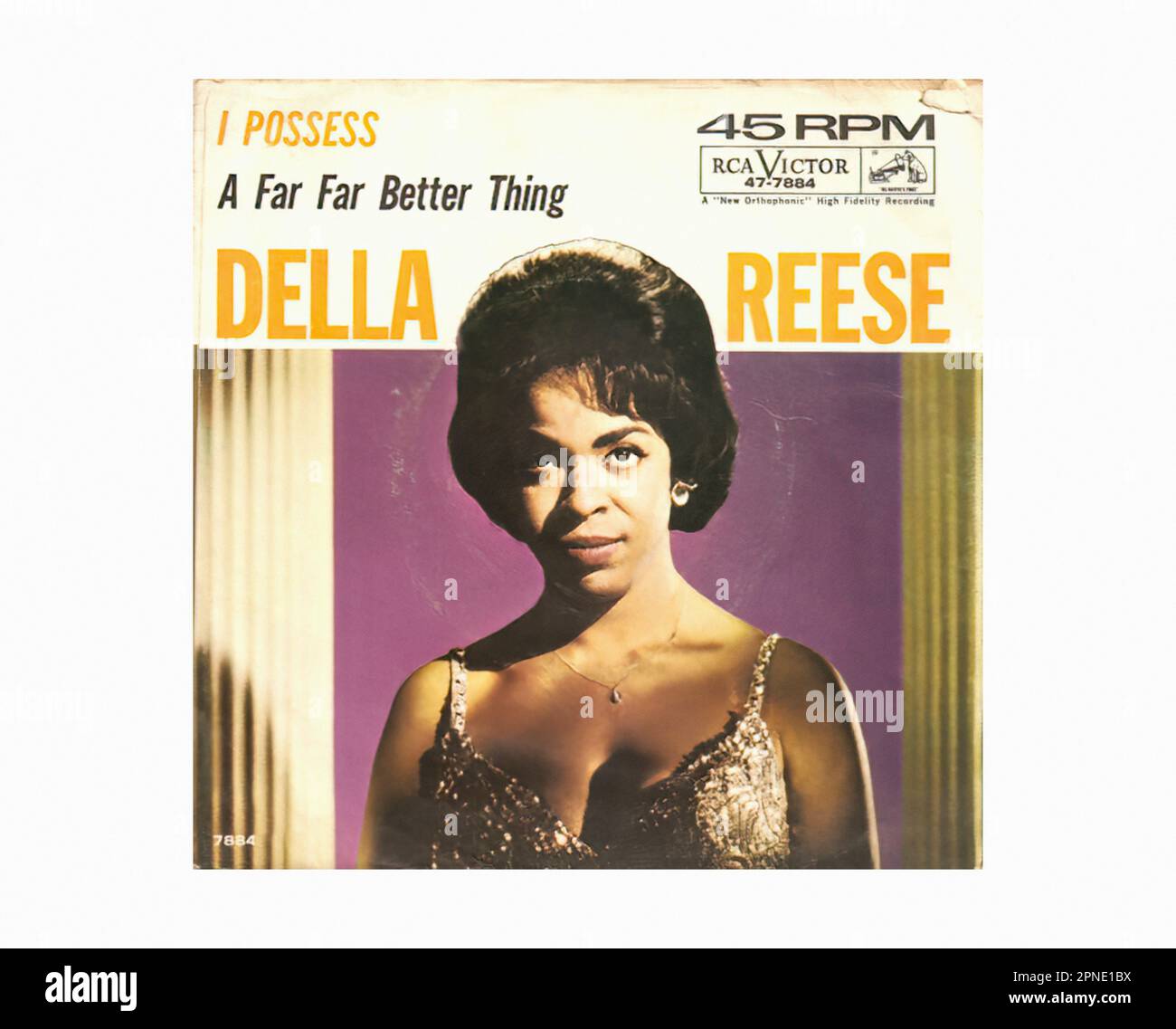 1961 Della Reese A Vintage 45 R.P.M Music Vinyl Record Stock