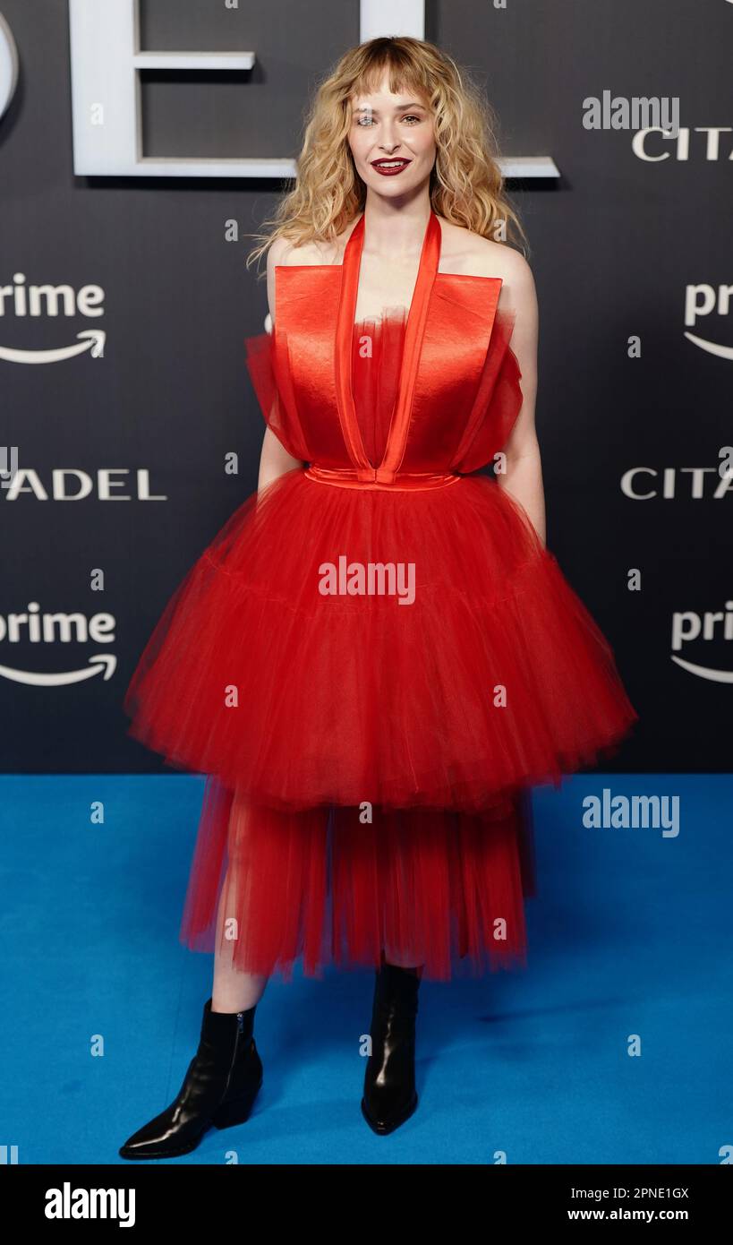 Ashleigh Cummings attends the global premiere of the new Amazon Prime
