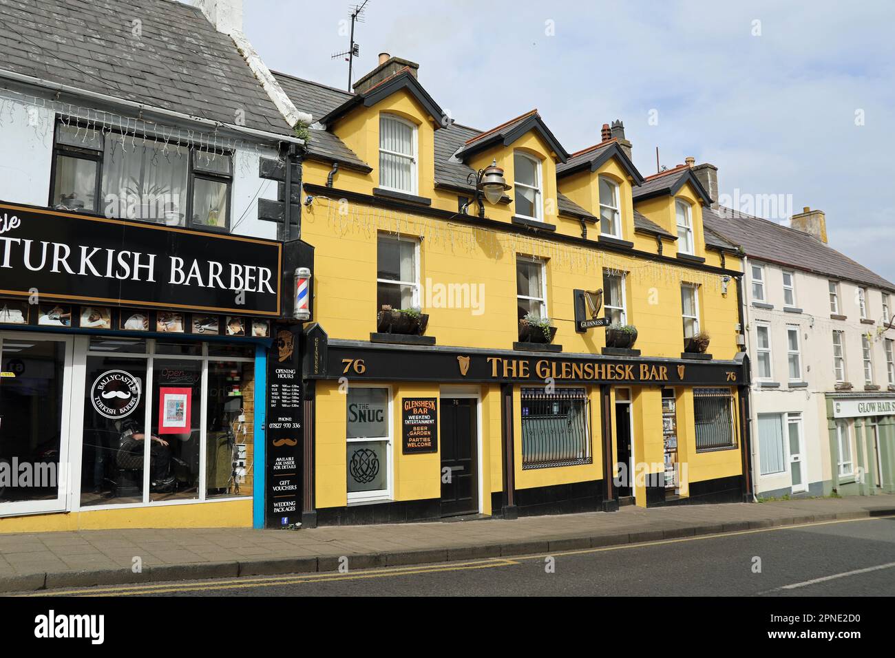 The Glenshesk Bar at Ballycastle in Northern Ireland Stock Photo Alamy