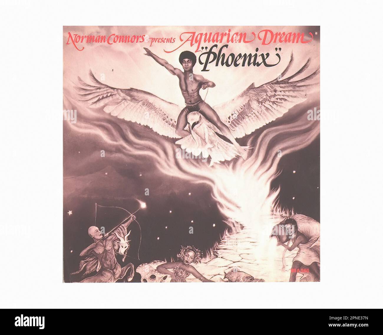 Aquarian Dream  - 1977 01 - Vintage 45 R.P.M Music Vinyl Record Stock Photo