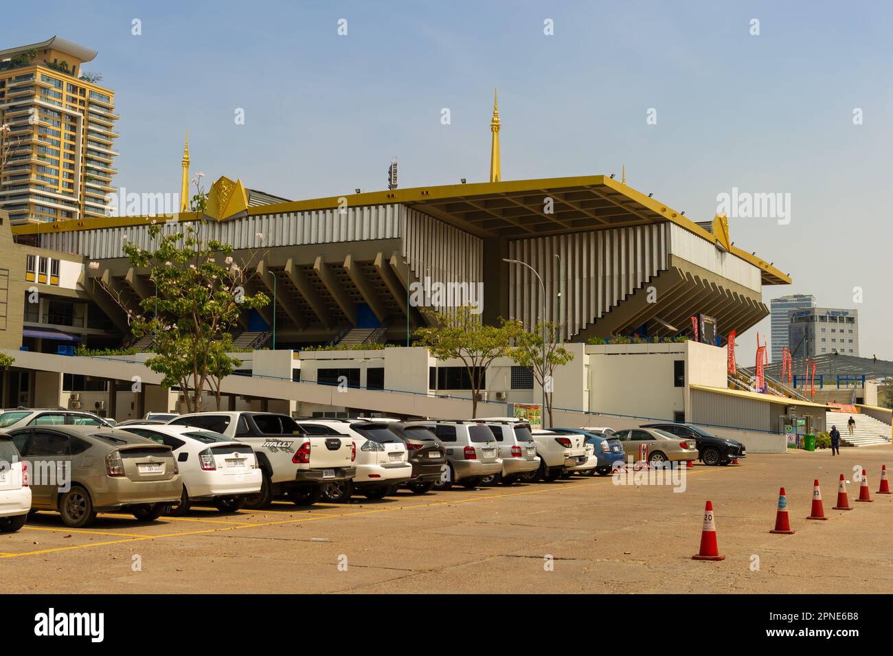 The National Olympic Stadium, Phnom Penh, Cambodia Stock Photo Alamy