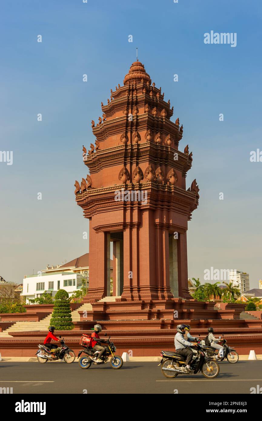 The Independence Monument, Phnom Penh, Cambodia Stock Photo
