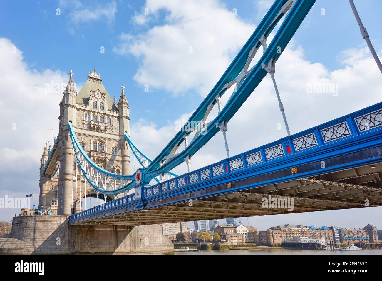 The London Tower Bridge, Southwark, London, United Kingdom. Stock Photo