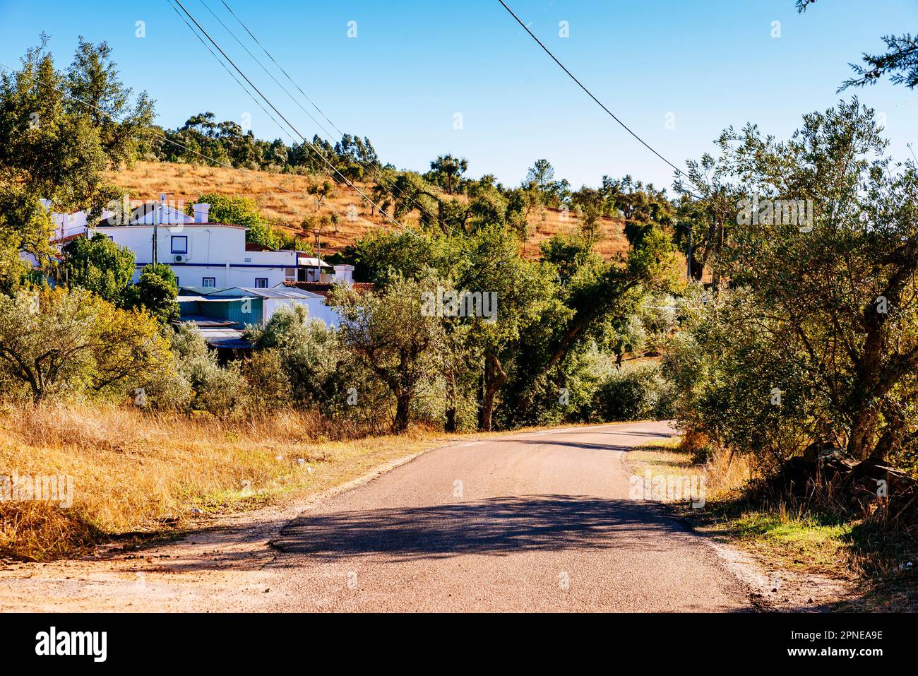 The village of El Marco, Esperança, Arronches, Alto Alentejo, Portalegre, Portugal, Europe Stock Photo