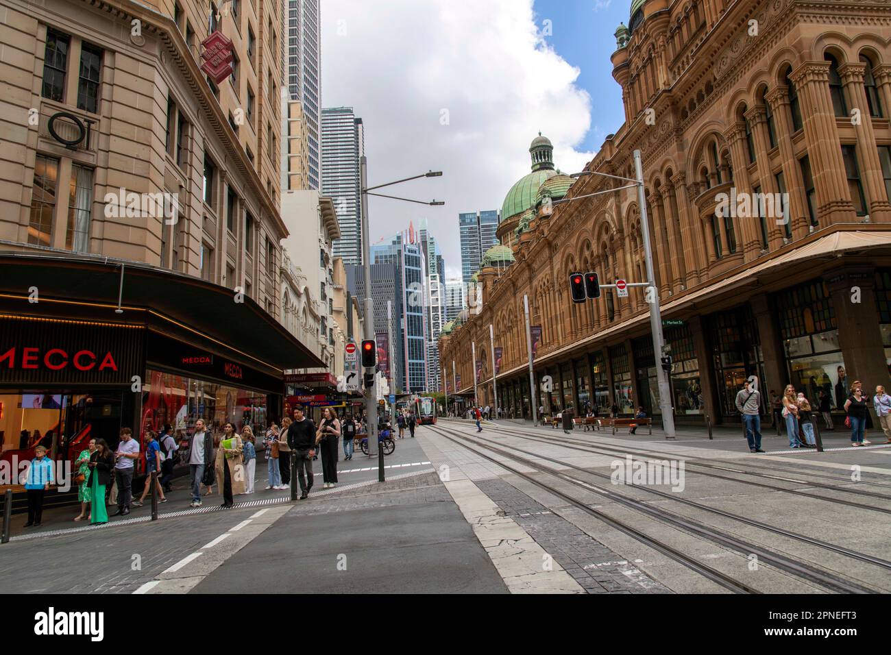 View of George Street in Downtown Sydney, Australia. Editorial Image -  Image of business, landmark: 211736280