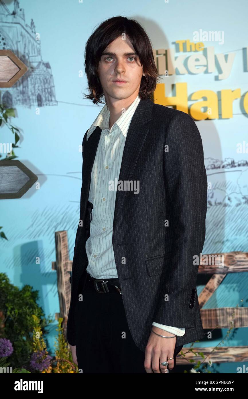 Earl Cave attends the gala screening of The Unlikely Pilgrimage of Harold Fry, at the Ham Yard Hotel in London. Picture date: Tuesday April 18, 2023. Stock Photo