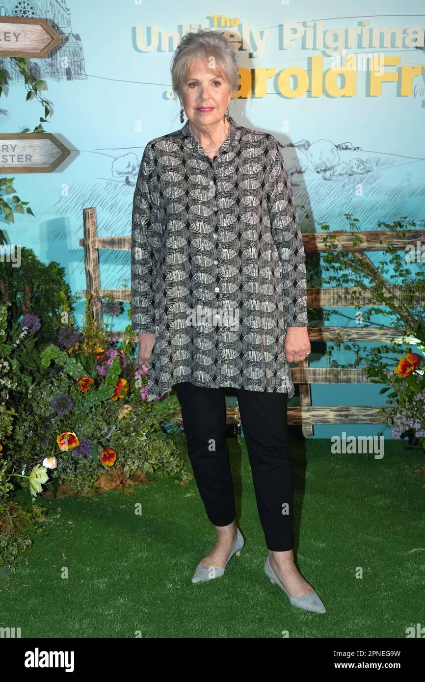 Dame Penelope Wilton attends the gala screening of The Unlikely Pilgrimage of Harold Fry, at the Ham Yard Hotel in London. Picture date: Tuesday April 18, 2023. Stock Photo