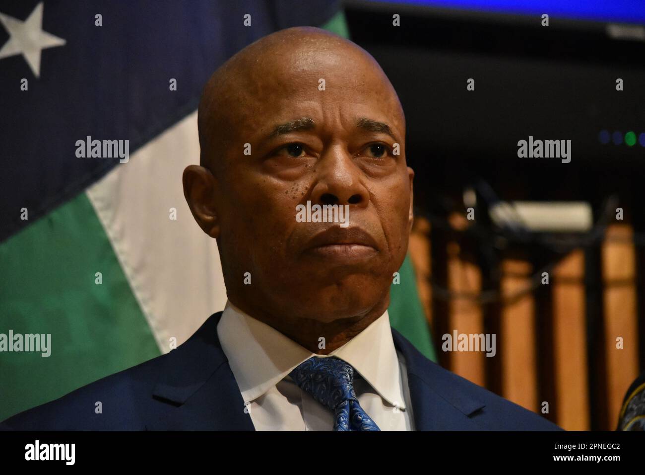 New York, United States. 18th Apr, 2023. New York City Mayor Eric Adams