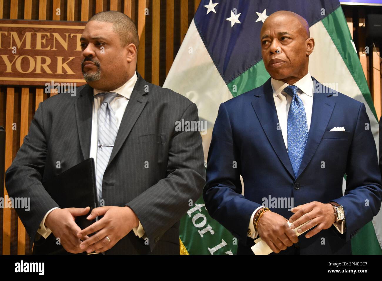 New York, United States. 18th Apr, 2023. Manhattan District Attorney