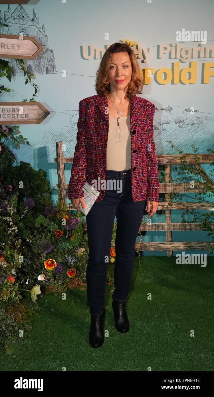 Monika Gossmann attends attends the gala screening of The Unlikely Pilgrimage of Harold Fry, at the Ham Yard Hotel in London. Picture date: Tuesday April 18, 2023. Stock Photo