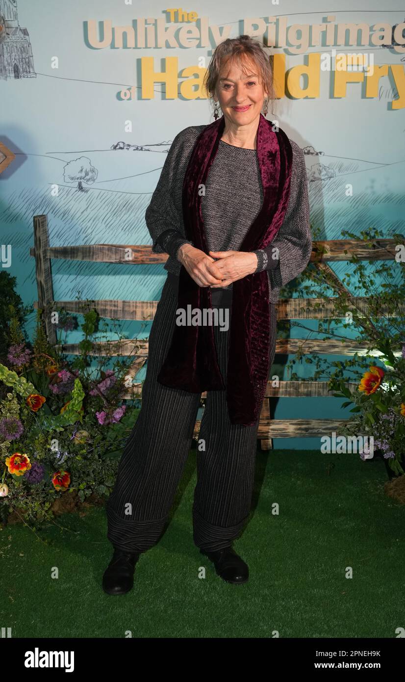 Niamh Cusack attends attends the gala screening of The Unlikely Pilgrimage of Harold Fry, at the Ham Yard Hotel in London. Picture date: Tuesday April 18, 2023. Stock Photo