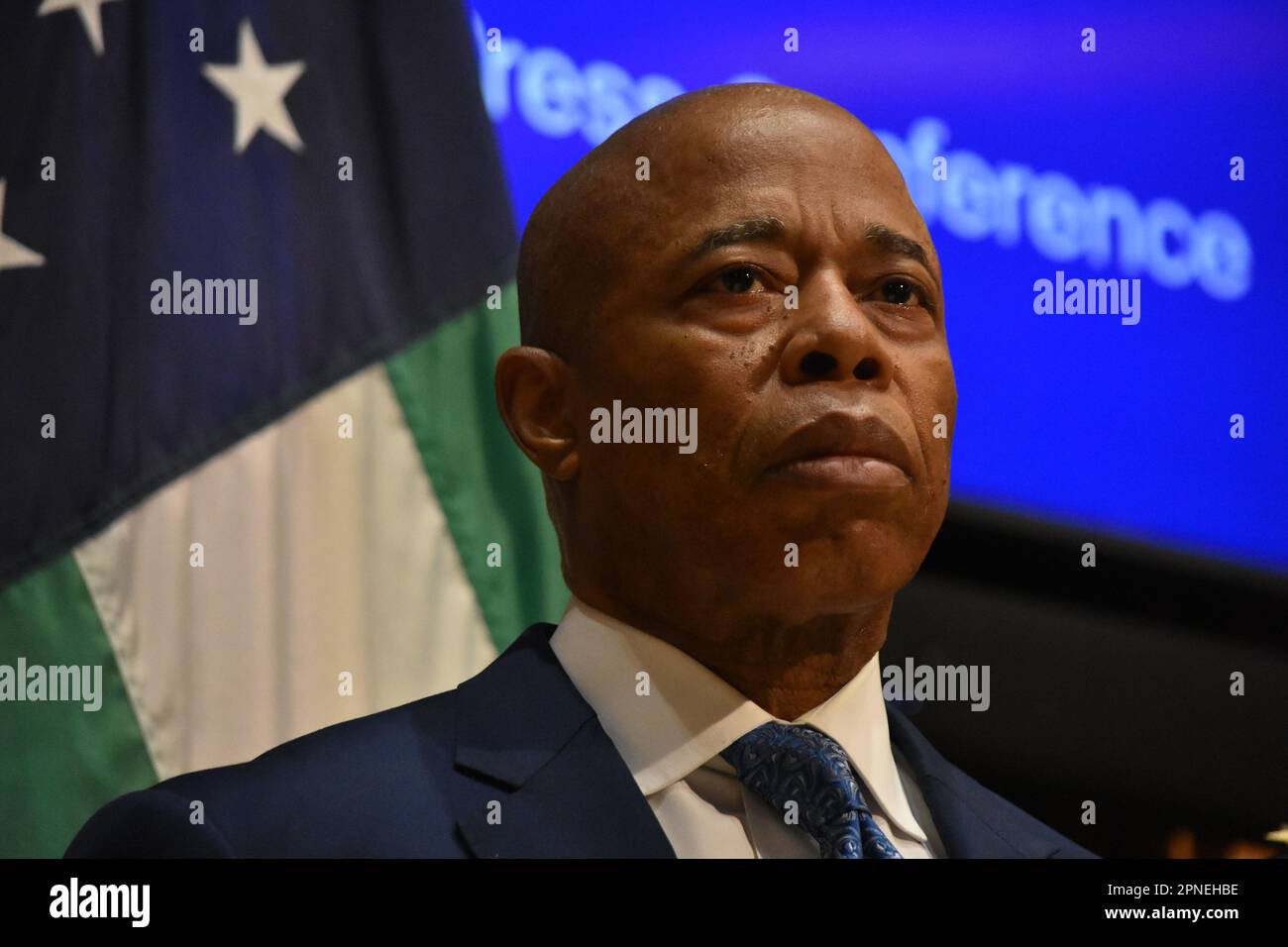 New York, United States. 18th Apr, 2023. New York City Mayor Eric Adams